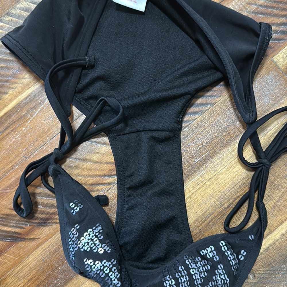 Charcole Sequin Bikini - Picture 9 of 12